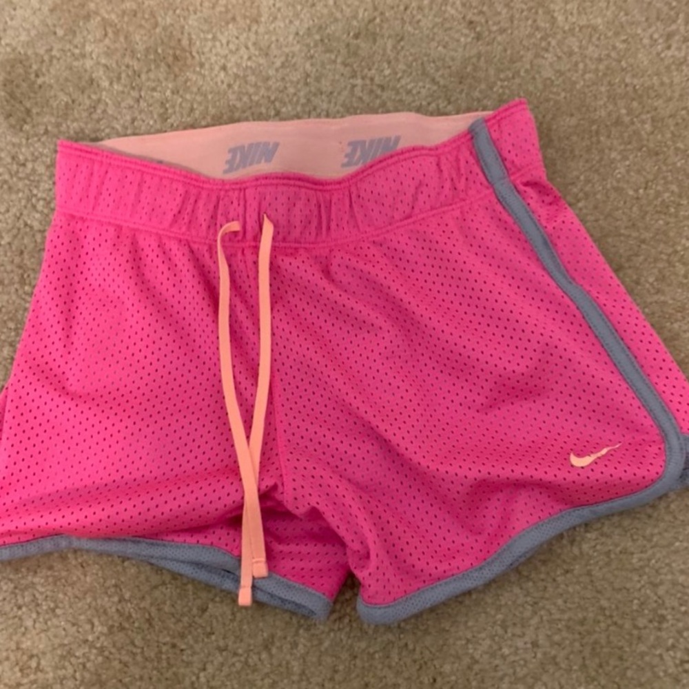 Youth Nike pink shorts